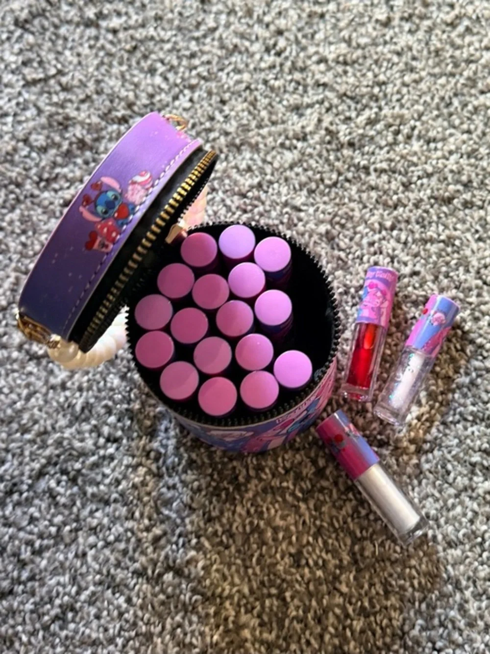 Stitch & Angel Mini 20pc lipgloss Handbag